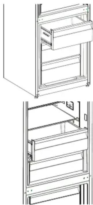 SHARP SJ-BA32DHXWE-EU - Removçao da prateleira de refrigeracao - 3
