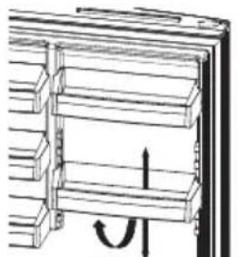SHARP SJ-TA35CHDIE-EU - Estantería de puerta Adapti-Lift (En algunos modelos) - 1