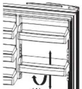 SHARP SJ-TA35CHDIE-EU - Adapti-Lift door shelf (In some models) - 1