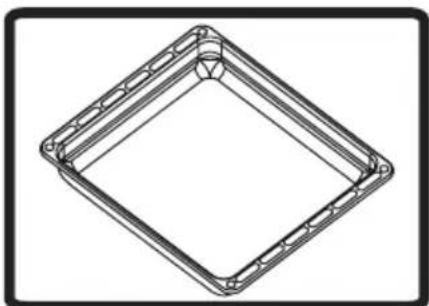 SHARP K-62V19IM1-CH - Deep Tray - 1