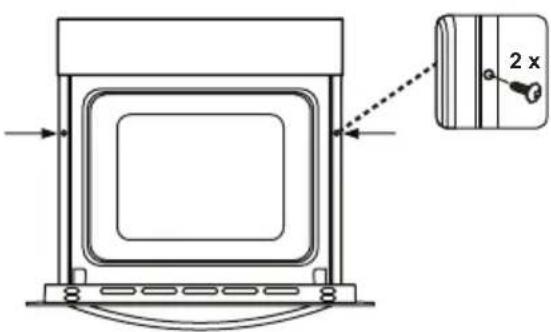 SHARP K-62V19IM1-CH - CHOOSING A PLACE FOR THE OVEN - 5
