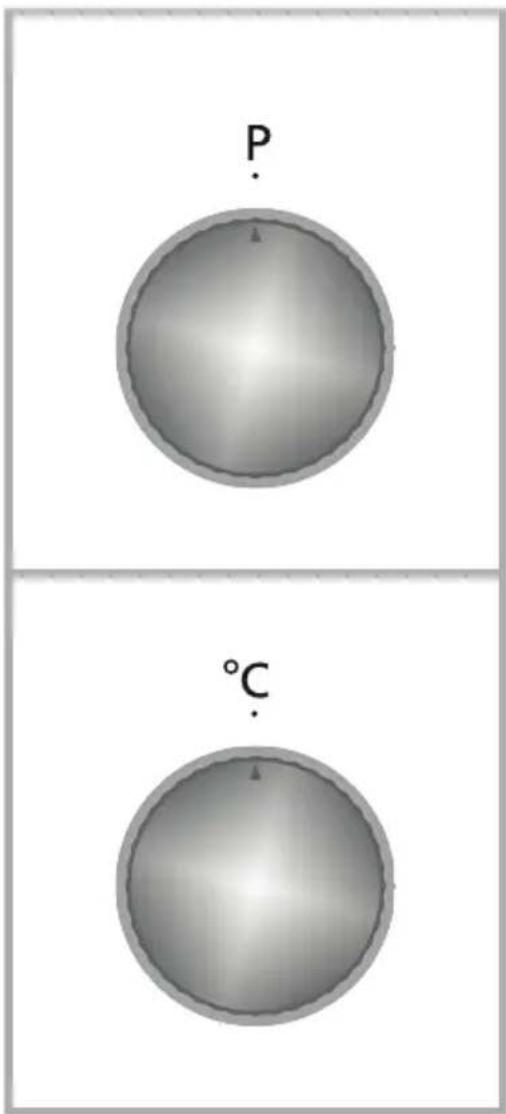 SHARP K-62V19IM1-CH - Oven Function Control Knob - 1