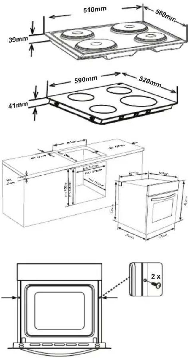 SHARP K-62V19IM1-CH - CHOISIR UN EMPLACEMENT POUR LE FOUR - 2