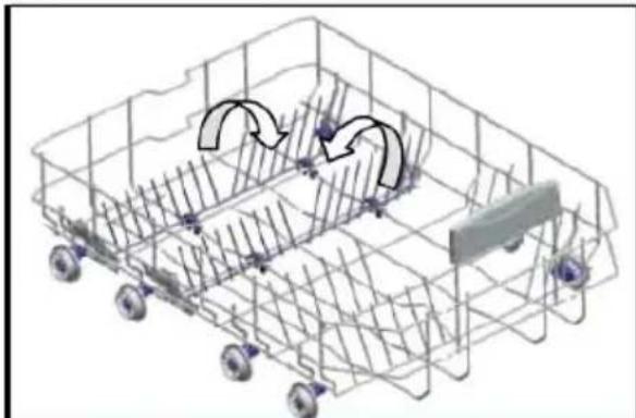 SHARP QW-HS25F443I-DE - Hoogteverstelling bovenste mand wanneer deze vol is - 3
