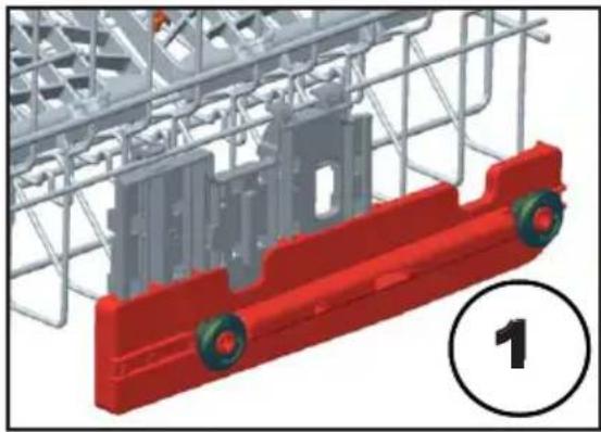 SHARP QW-HS25F443I-DE - Hoogteverstelling bovenste mand wanneer deze vol is - 2