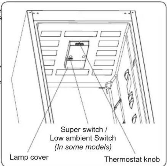 SHARP SJ-BF243M01X-EU - Thermostat setting - 1