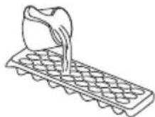 SHARP SJ-SC41CHXAE-EU - Ice tray (In some models) - 1