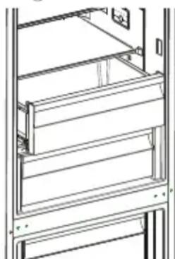 SHARP SJ-BA31IMXI2-EU - Extracción del estante enfriador - 1