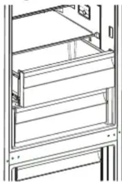 SHARP SJ-BA31IMXI2-EU - Removing the chiller shelf - 1