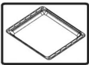 SHARP K-61V28BM1-EN - Plaque de cuisson peu profonde - 1