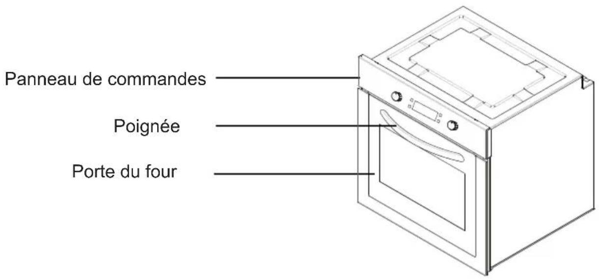 SHARP K-61V28BM1-EN - PRÉSENTATION ET TAILLE DU PRODUIT - 1