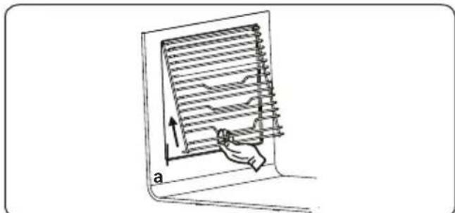 SHARP K-61V28BM1-EN - Retrait des grilles laterales de support - 1