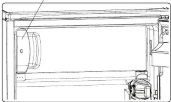 SHARP SJ-UF121M4S-EU - "Deur open"-indicator (voor koelkasten met enkele deur met diepvriescompartiment) - 1