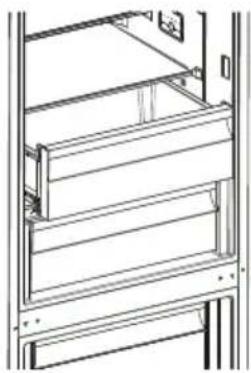 SHARP SJ-BB10IMXW2-EU - Removção da prateleira de refrigeração - 1