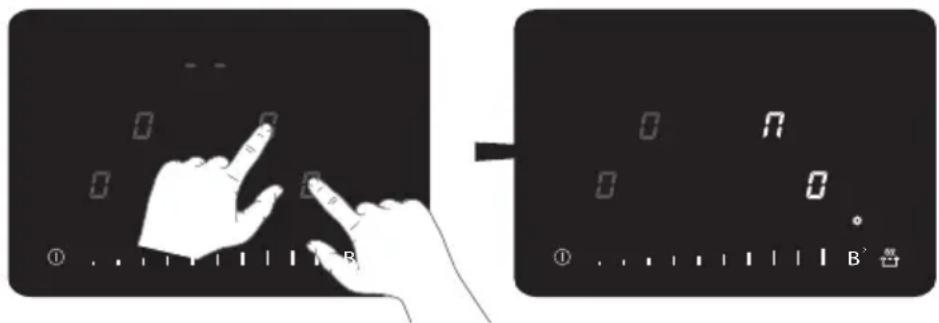 Atag BIH09571EV - Manual connection of bridge induction cooking zones - 1