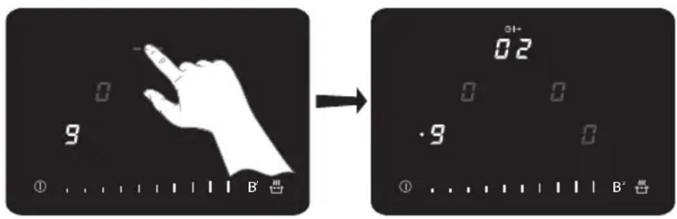 Atag BIH09571EV - Using the cooking duration counter (count-up timer) - 1