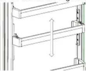 SHARP SJ-BA05DMXLF-EU - Balconnet réglable AdaptiLift (Dans certains modèles) - 2