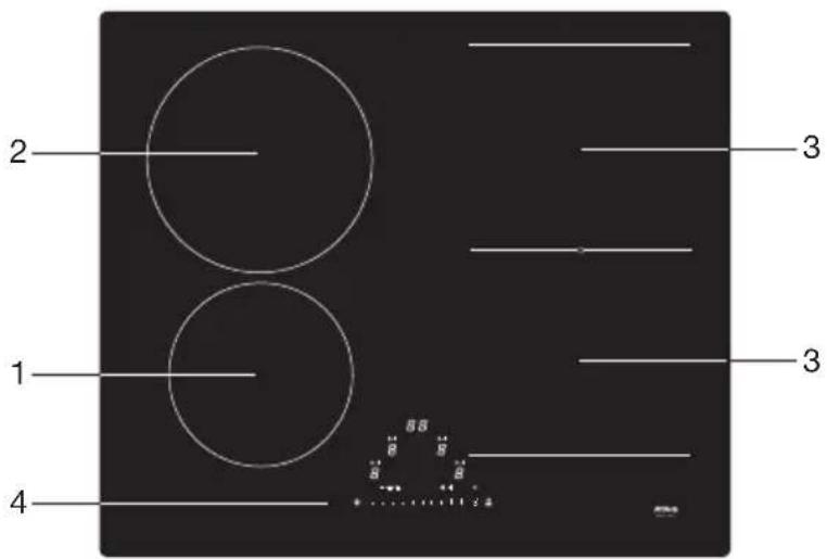 Atag BIH08571EV - Induction hob - 1