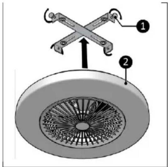 Eurom Ceiling Fan LRC - WARNUNG - 6