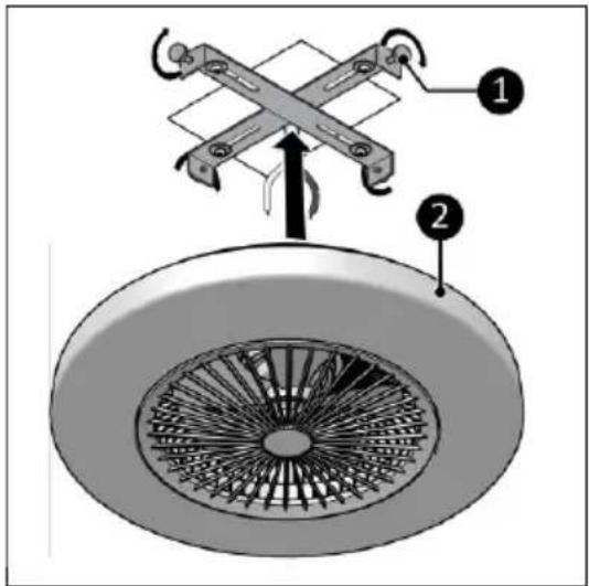 Eurom Ceiling Fan LRC - Disposal - 3