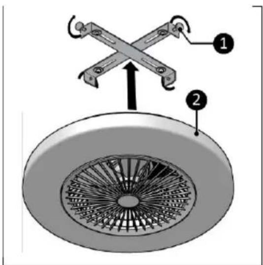 Eurom Ceiling Fan LRC - AVERTISSEMENT - 2
