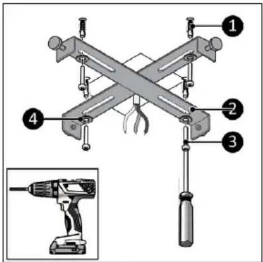 Eurom Ceiling Fan LRC - WARNING - 1
