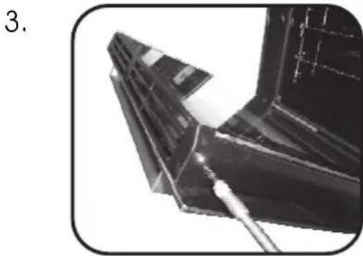 CANDY FCT200N/E - RETRAIT ET NETTOYAGE DES VITRES - 5