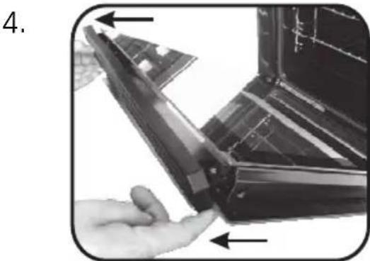 CANDY FCT200N/E - RETRAIT ET NETTOYAGE DES VITRES - 7