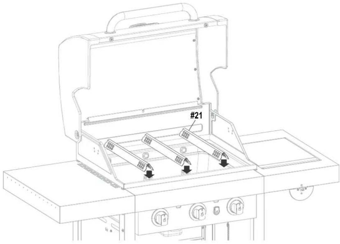 Char-Broil Professional Line - WARNING - 3