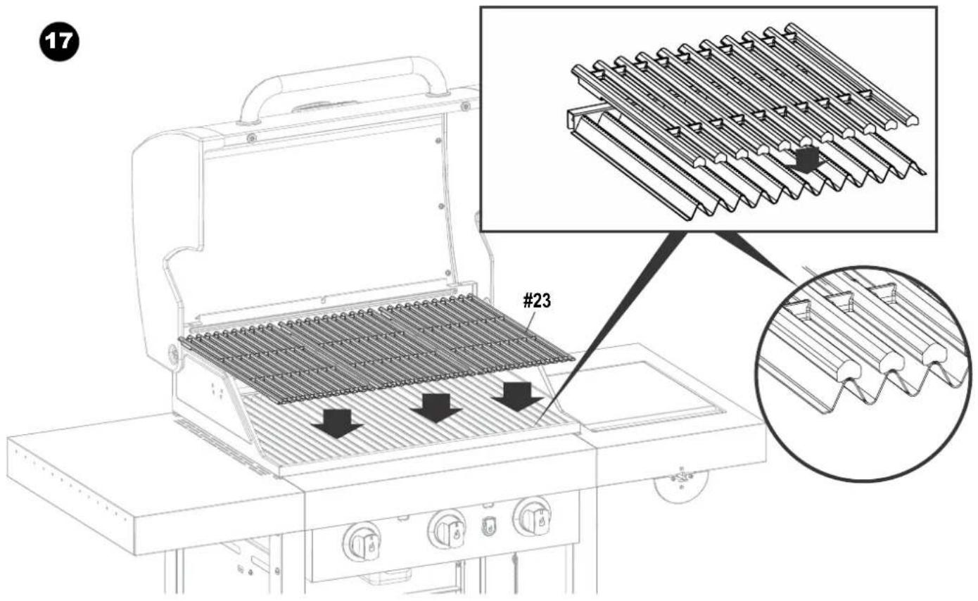 Char-Broil Professional Line - WARNING - 5