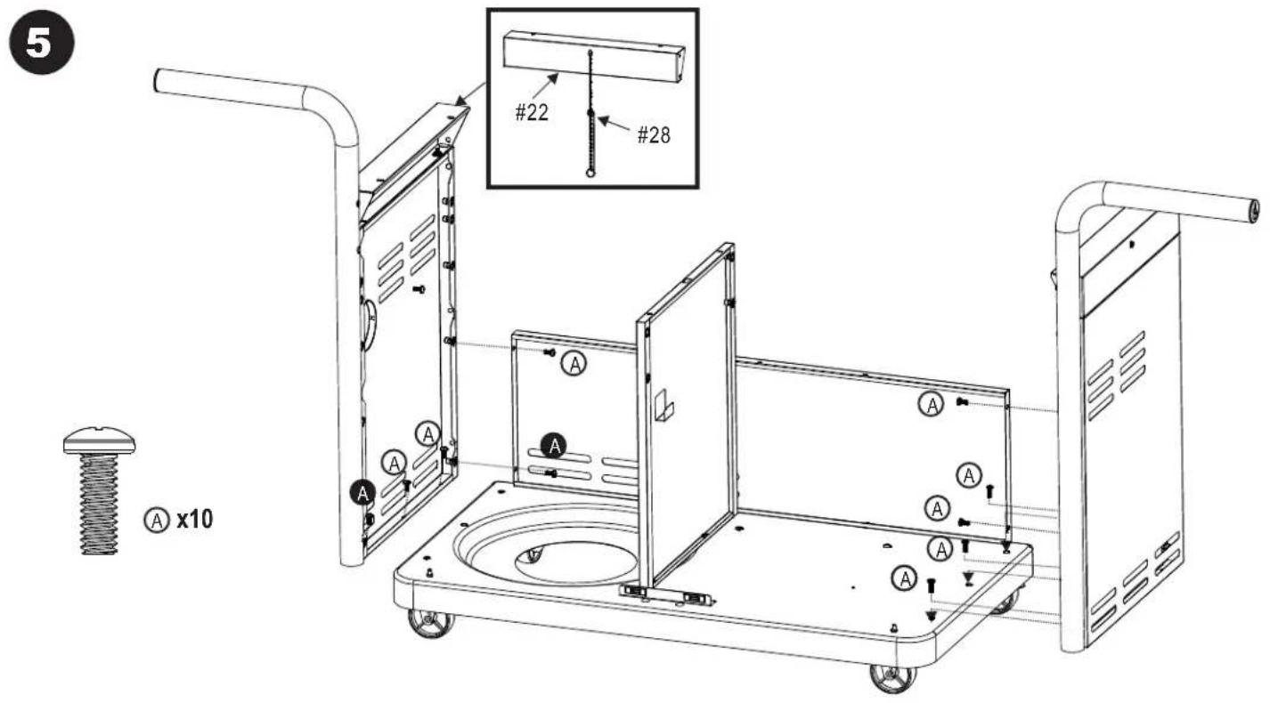 Char-Broil Gas2Coal 2.0 Line - PARTS DIAGRAM - 6