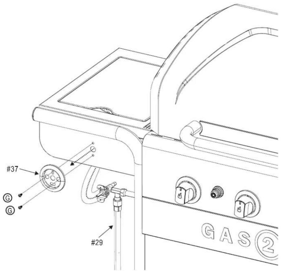 Char-Broil Gas2Coal 2.0 Line - PARTS DIAGRAM - 18