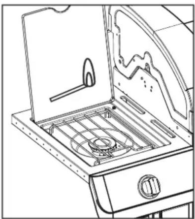 Char-Broil Gas2Coal 2.0 Line - - Luta dig inte över grillen när du tänder den. - 1
