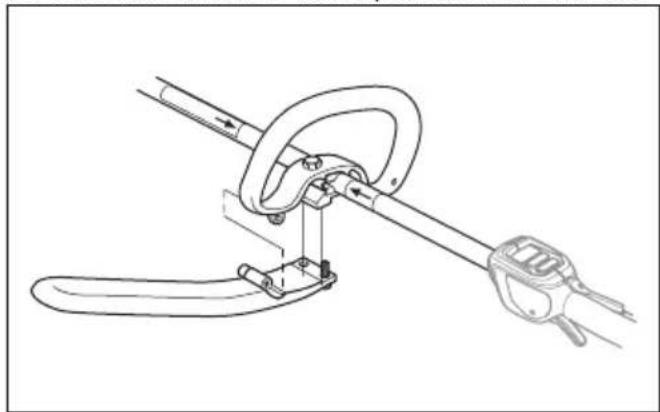 HUSQVARNA RA850 - To assemble the J-handle - 2