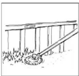 HUSQVARNA RA850 - Recommended use for the cutting attachment - 4
