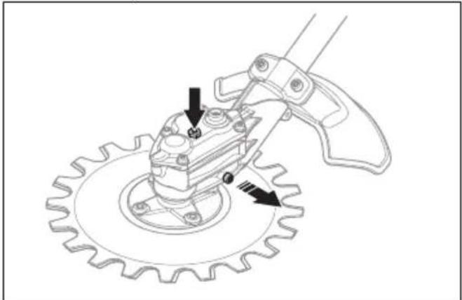 HUSQVARNA RA850 - Vaihdekotelon voiteleminen - 2