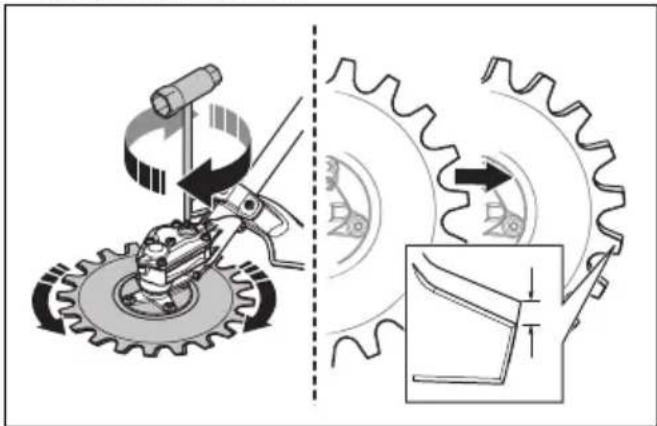 HUSQVARNA RA850 - Terien teroittaminen - 2