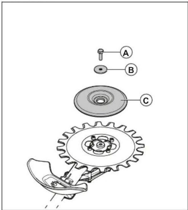 HUSQVARNA RA850 - Substituir as lâminas - 3