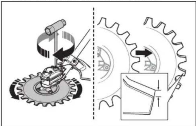 HUSQVARNA RA850 - So schärfen Sie die Schneidblätter - 2