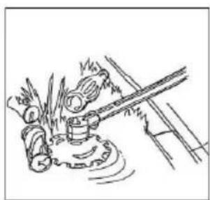 HUSQVARNA RA850 - Recommended use for the cutting attachment - 3