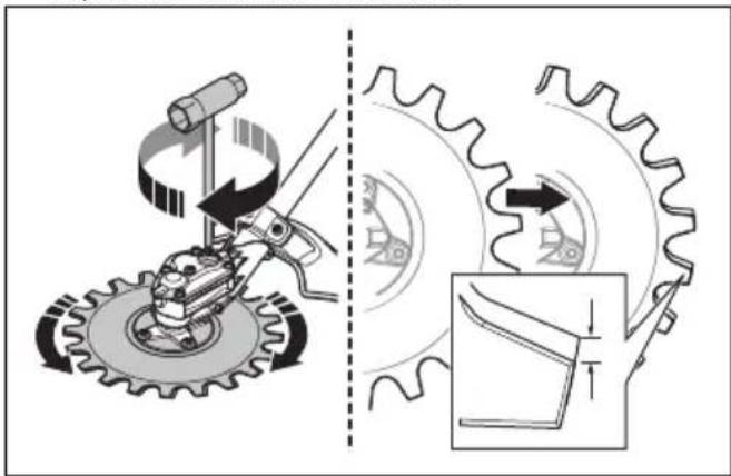 HUSQVARNA RA850 - Pour aiguiser les lames - 2