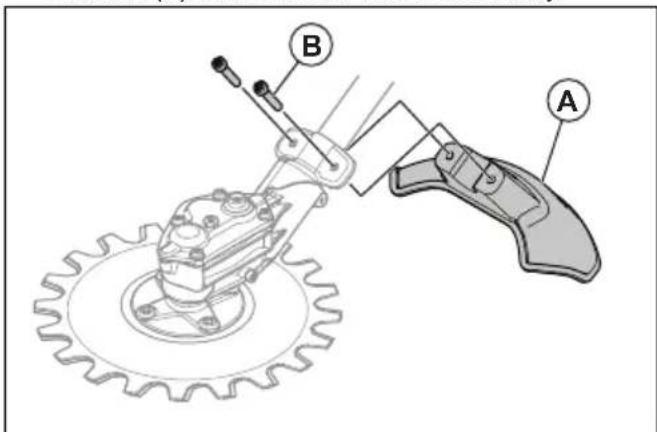 HUSQVARNA RA850 - Výměna krytu sekacího nástavce - 2