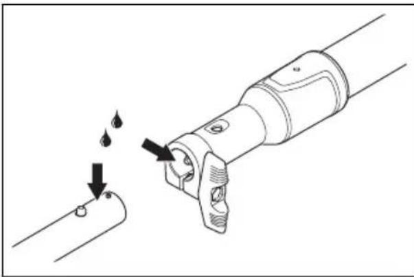 HUSQVARNA Madsaw 525DEPS - To apply dielectric grease to the shaft coupling - 1