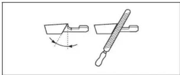 HUSQVARNA Madsaw 525DEPS - General information about how to sharpen the cutters - 2