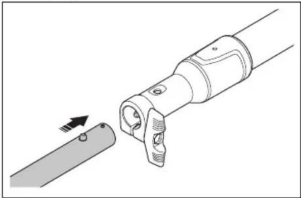 HUSQVARNA Madsaw 525DEPS - To assemble the shaft - 3