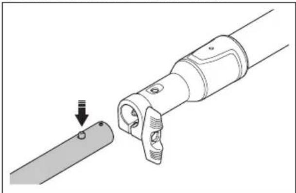 HUSQVARNA Madsaw 525DEPS - To assemble the shaft - 2