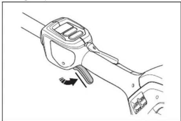 HUSQVARNA Madsaw 525DEPS - To do a check of the power trigger lockout - 2