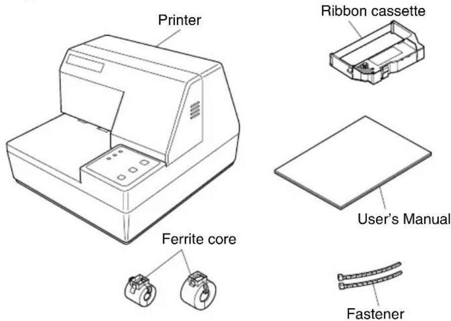 Star Micronics SP298 - Unpacking the printer - 1