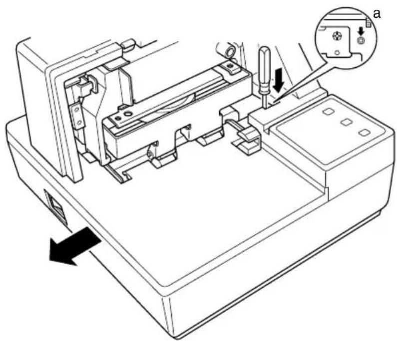 Star Micronics SP298 - Accessing the DIP switches - 1