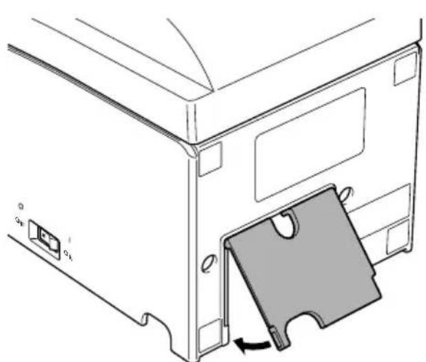 Star Micronics SP500 - 4-5. Anbringen der hinteren Abdeckung - 1
